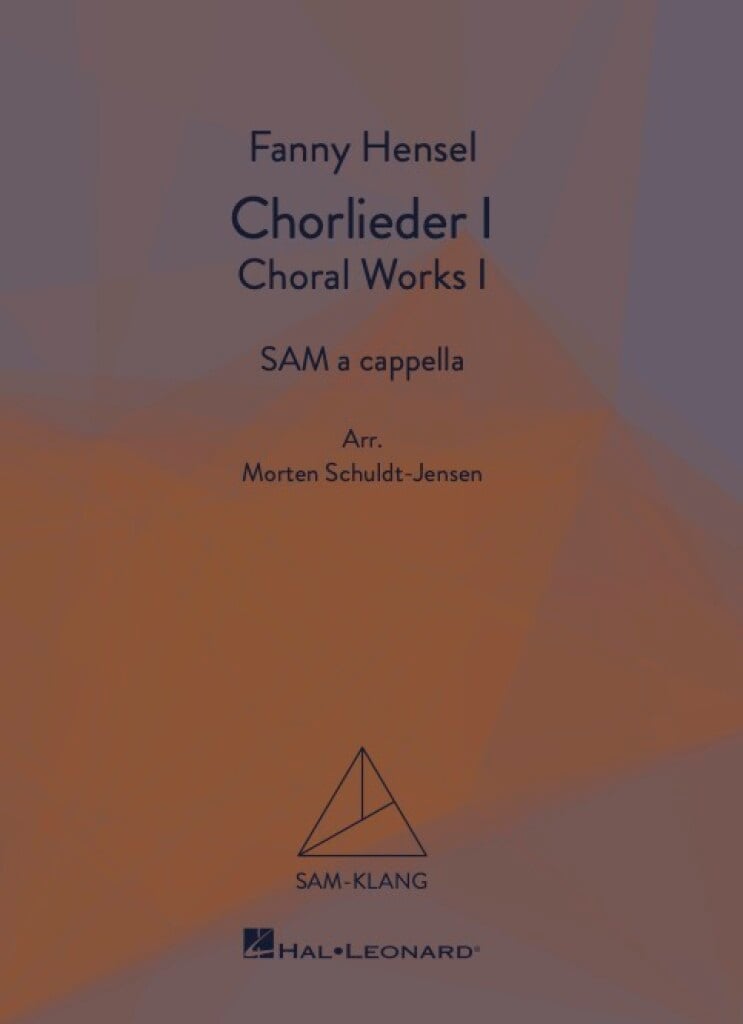 Chorlieder I/Choral Works I
